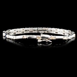 14K Gold 0.57ctw Diamond Bracelet