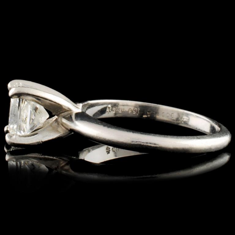 1.27ctw Diamond Platinum Solitaire Ring