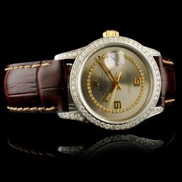 Rolex DateJust 1.50ctw Diamond 36MM Wristwatch