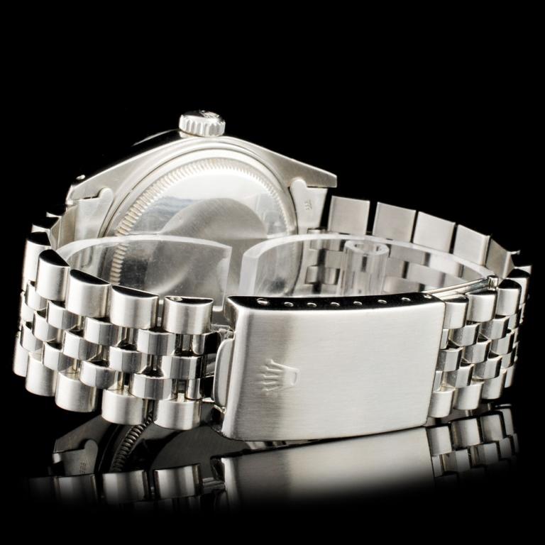 Rolex DateJust SS Diamond Wristwatch
