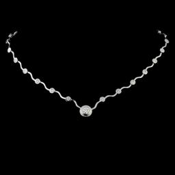 14K Gold 0.96ctw Diamond Necklace