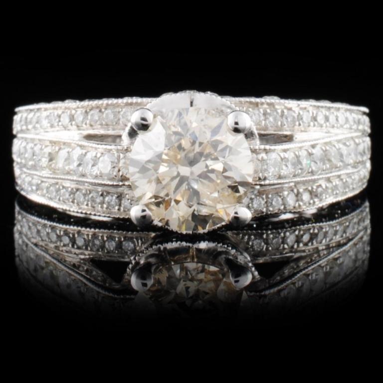 18K White Gold 2.65ctw Diamond Ring