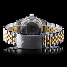 Rolex YG/SS DateJust Diamond 36MM Watch