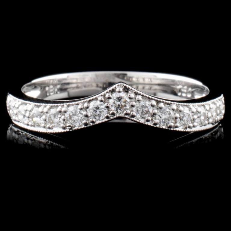 18K White Gold 0.29ct Diamond Ring