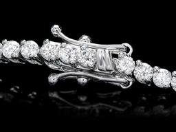 ^18k White Gold 3.50ct Diamond Bracelet