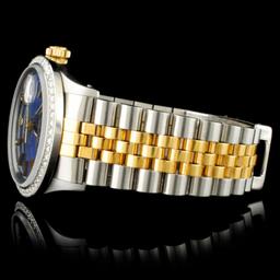 Rolex DateJust 18K YG/SS 1.35ct Diamond 36MM Watch