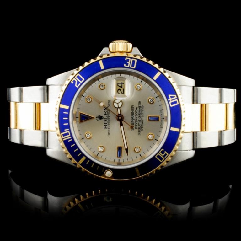 Rolex Submariner 16613 YG/SS 40MM Wristwatch