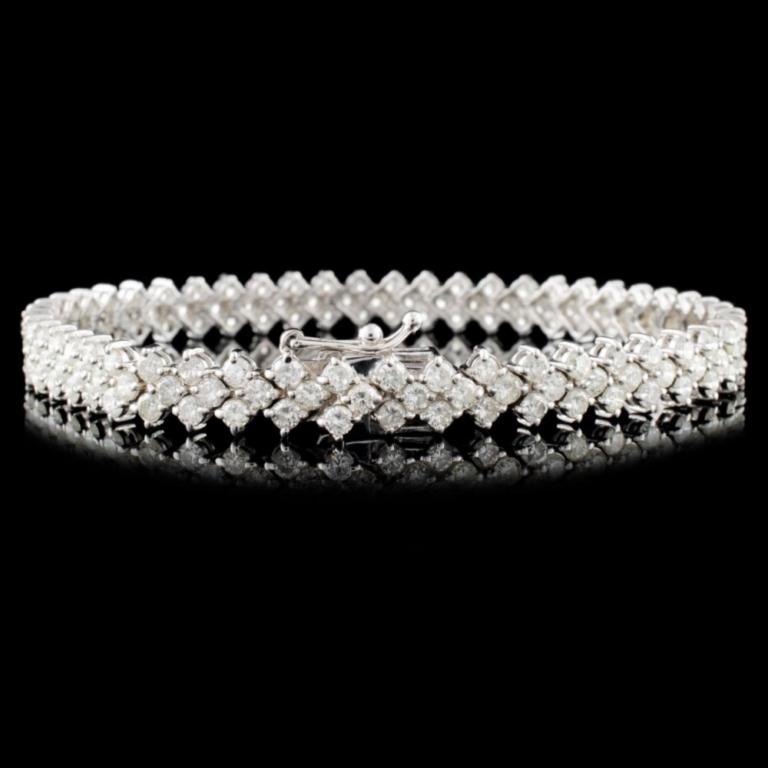 18K Gold 6.00ctw Diamond Bracelet