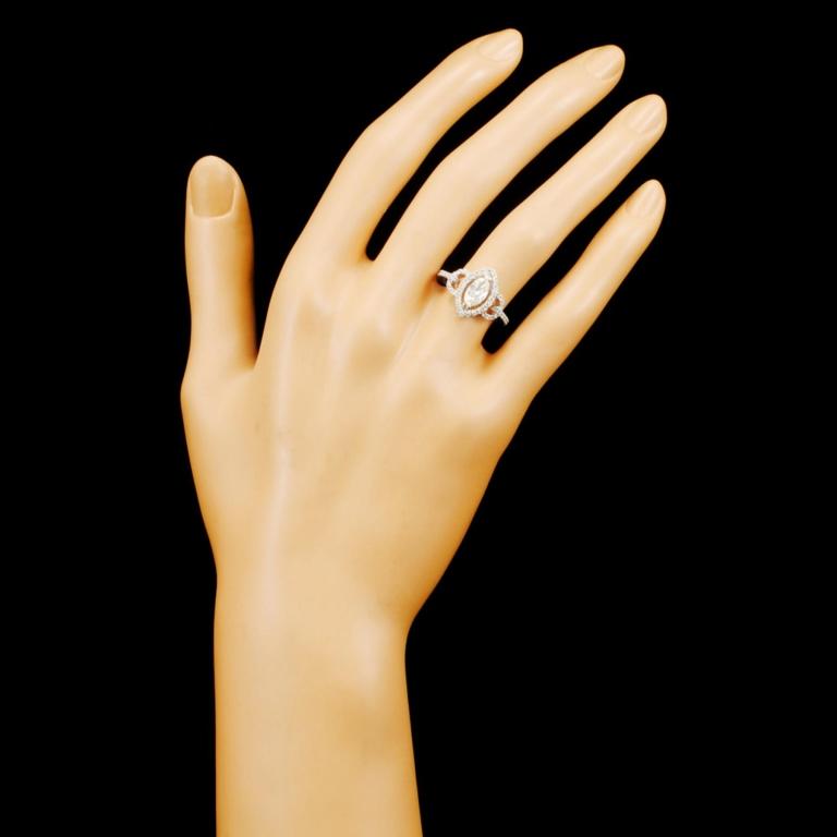 14K Gold 1.09ctw Diamond Ring