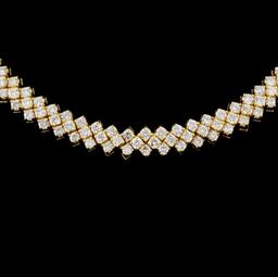 18K Gold 30.00ctw Diamond Necklace
