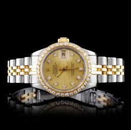 Rolex DateJust Diamond Ladies Watch