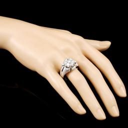 14K White  Gold 1.30ctw Diamond Ring