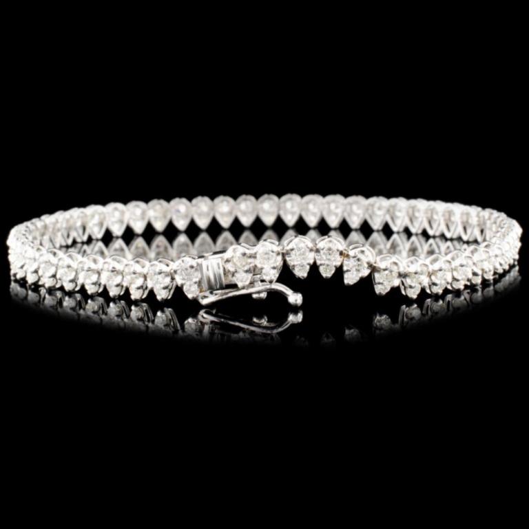 18K Gold 2.25ctw Diamond Bracelet