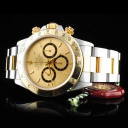 Rolex Daytona Zenith 18K & SS 40MM Wristwatch