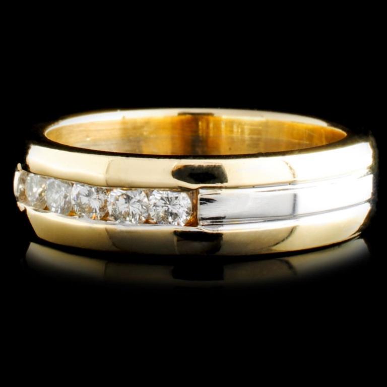 14K TT Gold 0.46ctw Diamond Ring