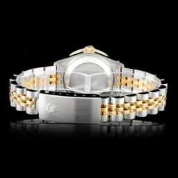 Rolex YG/SS DateJust 2.00ct Diamond Ladies Wristwa