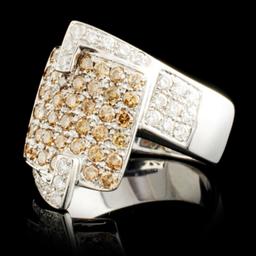 18K Gold 1.09ctw Diamond Ring