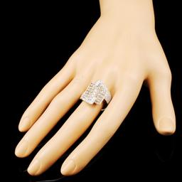 18K Gold 1.09ctw Diamond Ring