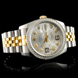 Rolex DateJust 116233 18K YG/SS Diamond 36MM Watch