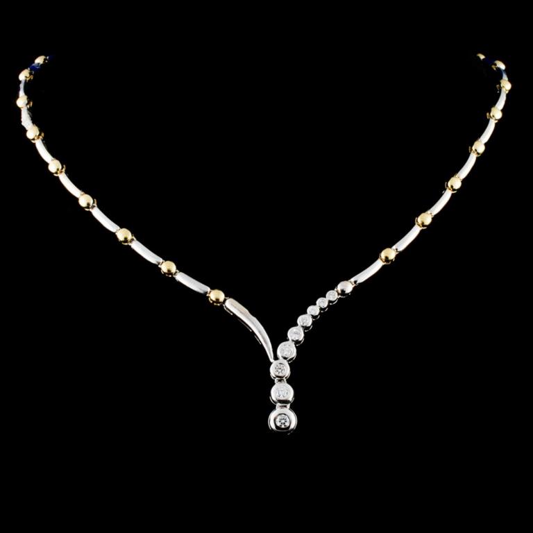 14K Gold 0.46ctw Diamond Necklace