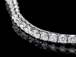 ^18k White Gold 8.00ct Diamond Bracelet