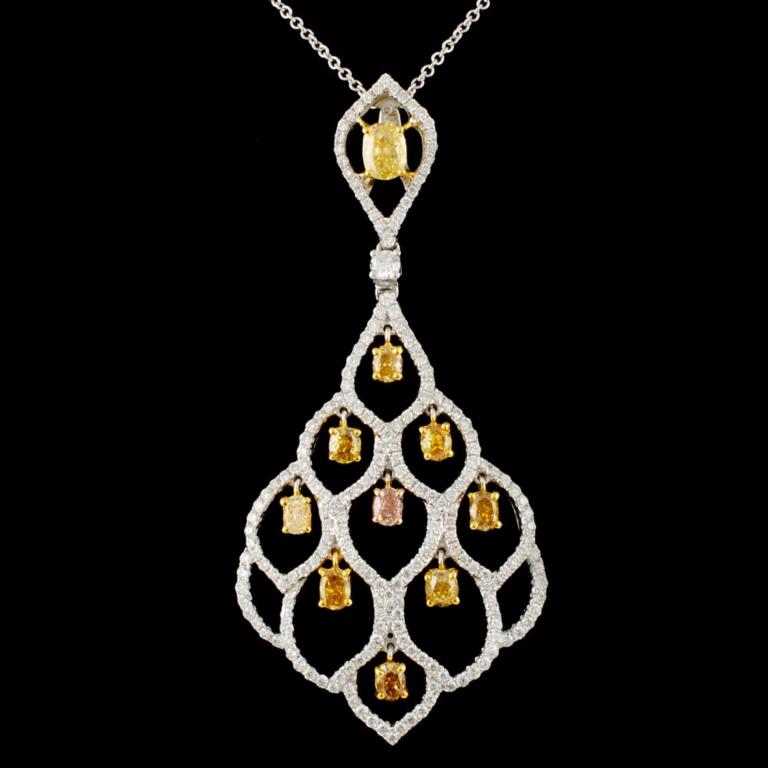 18K Gold 2.16ctw Diamond Pendant