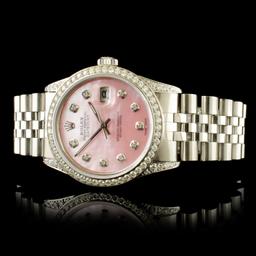 Rolex DateJust 1.50ct Diamond 36MM Wristwatch