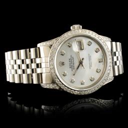 Rolex DateJust 1.50ctw Diamond 36MM Wristwatch