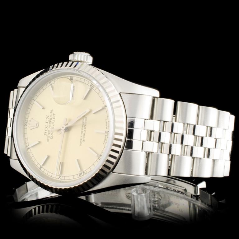 Rolex SS Oyster DateJust Wristwatch