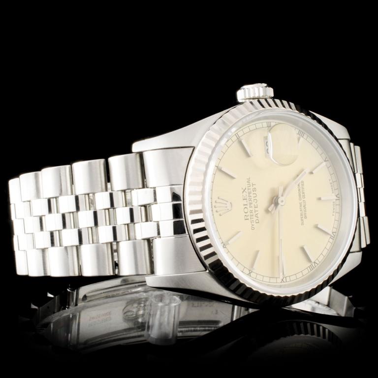 Rolex SS Oyster DateJust Wristwatch