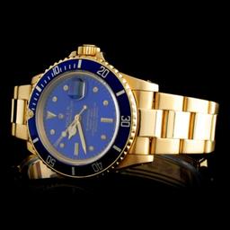 Rolex 18K YG Submariner 40MM Wristwatch