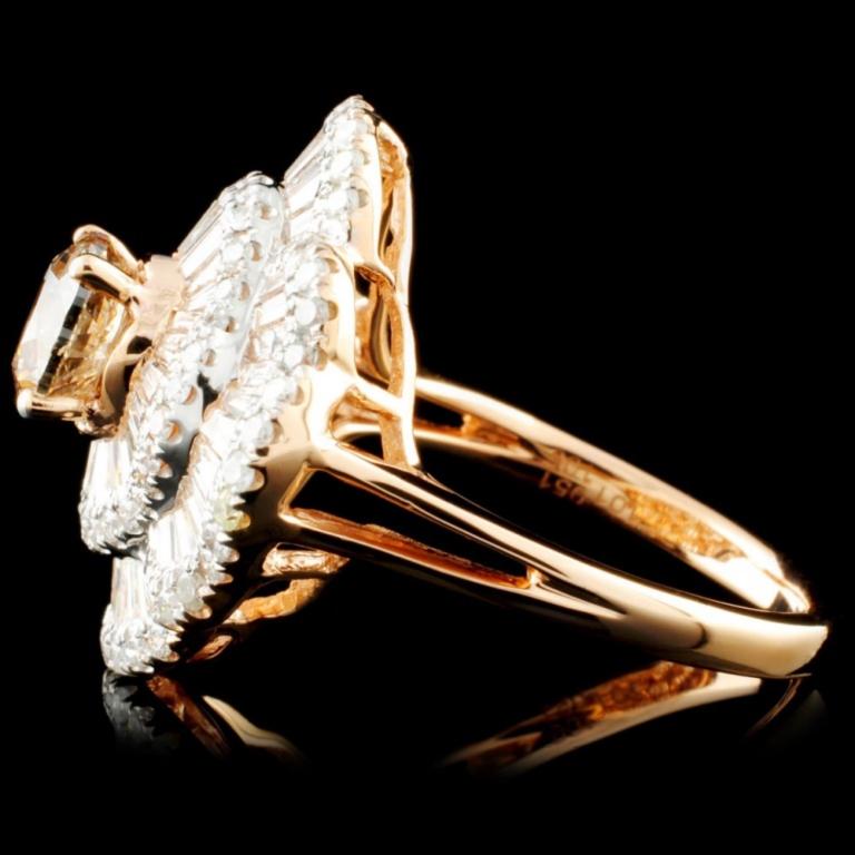 18K Gold 3.59ctw Diamond Ring