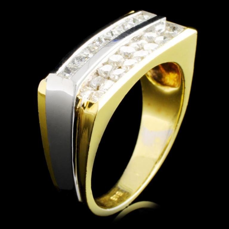 18K Gold 1.56ctw Diamond Ring