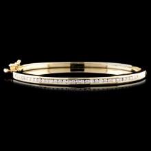 14K Gold 1.19ctw Diamond Bracelet