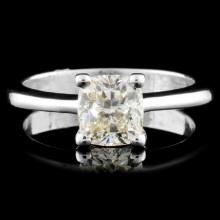 18K Gold 1.21ct Solitaire Diamond Ring