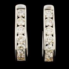 14K Gold 2.32ctw Diamond Earrings