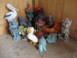Group of Lawn Decorations/Figurines