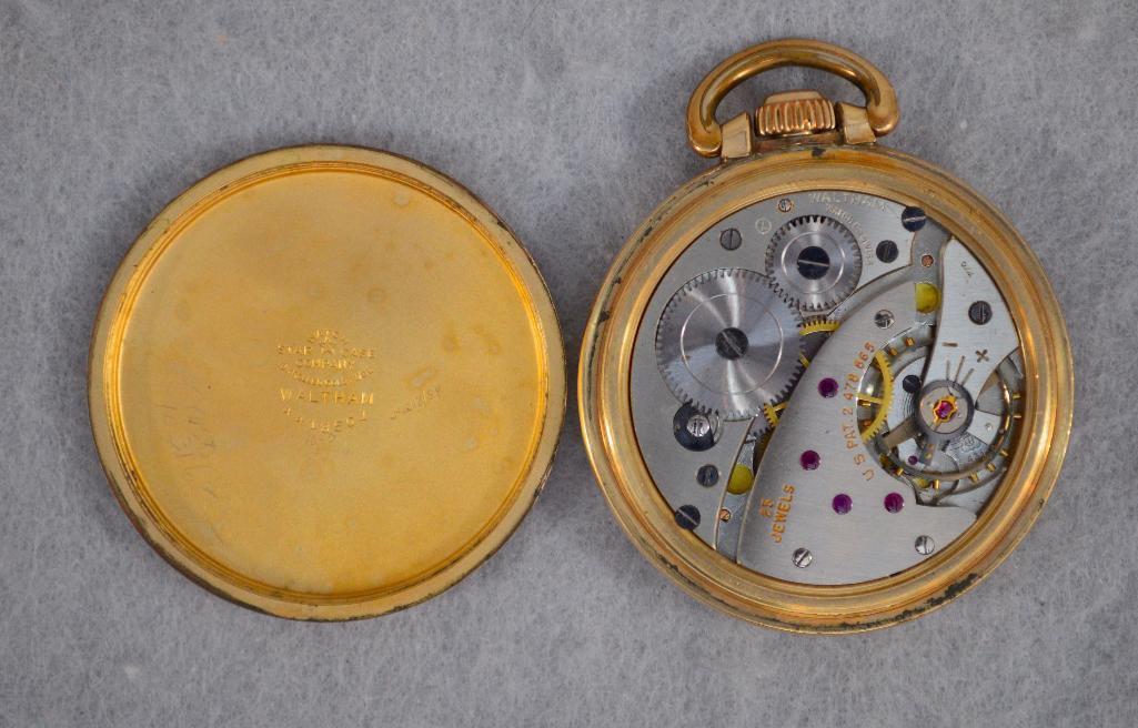 Swiss Waltham 431 Shockprotected Antimagnetic 25-jewel Railroad Pocket Watch