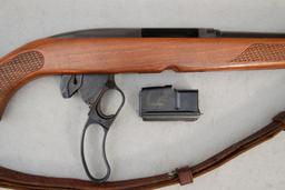 Winchester Model 88 .308 Cal Lever Action Carbine Carved Stock W/ Leather Shoulder Strap