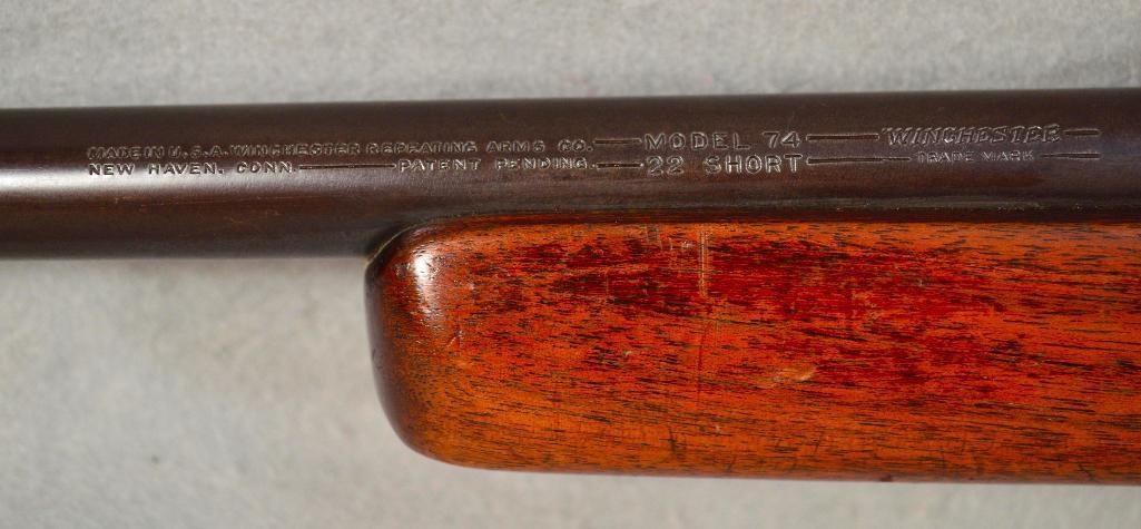 Winchester Model 74 .22 Short Semi-automatic Rifle