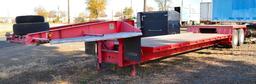 Pratt 1990 40' Double Drop 5th Wheel Trailer, Tandem Axle Duals