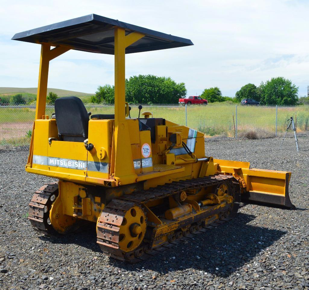 Mitsubishi BD2G Dozer w/ 72" 6-Way Hydraulic Blade