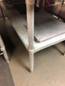 Stainless Steel Top Bullnose Prep Table