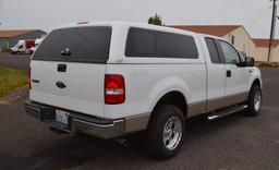 2008 Ford F150 4 x 4 XLT Extended Cab w/ Canopy Shell