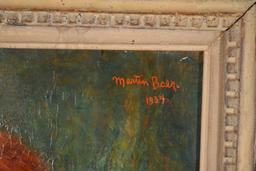 Martin Baer (American, 1894-1961), Portrait of Mrs. Bennet Bunny Kassler, Oil on Canvas.