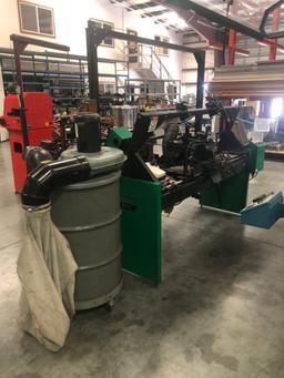 Foley United Model 3096 Accu-Spin Reel Mower Grinder w/ Delta Dust Collector System