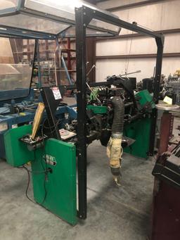 Foley United Model 3096 Accu-Spin Reel Mower Grinder w/ Delta Dust Collector System