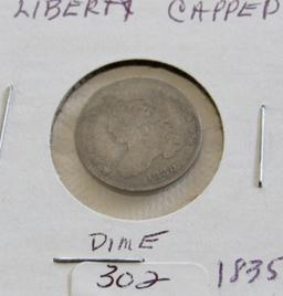 1835 Capped Bust Dime