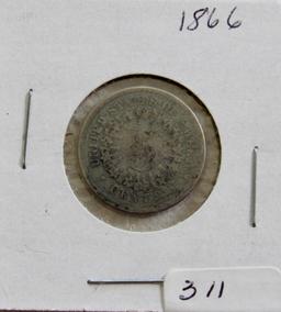 1866 Shield Nickel