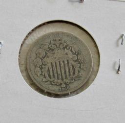 1866 Shield Nickel